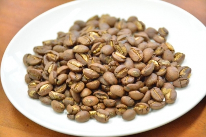 【聯合報】新化林場生產咖啡豆採中度烘焙，咖啡豆完整度良好。