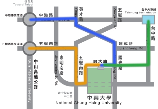 map to nchu