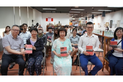李昂4月18日在興大舉辦新書發表會