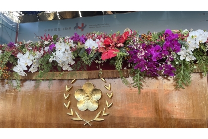 中興大學園藝系-常春藤新品種「皮卡啾」再登國慶舞臺 