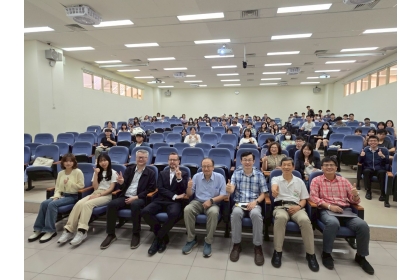 捷克經濟文化辦事處代表Mr. David Steinke演講大合照