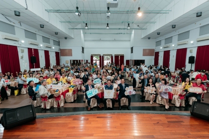 106週年校慶校友聯誼餐會大合影