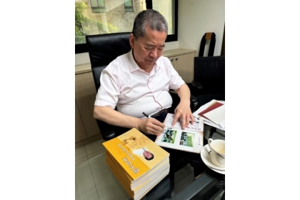 「鐵馬硬漢」林萬年學長行善超過一甲子