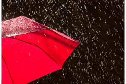 Reenergizing shower: a new triboelectric material could allow your umbrella to charge an electrical device. (Courtesy: iStock/clickhere)