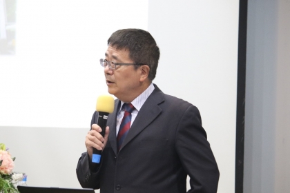 由國立中興大學詹富智校長為ISBAB年會致詞
