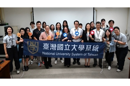 臺國大系統國際工作圈與會師長及工作人員合照