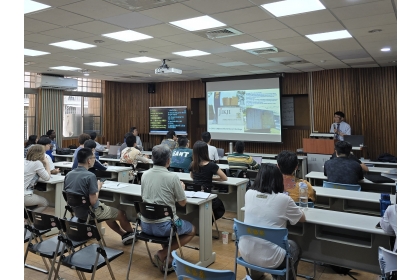 韓國作物學會理事長禹仙熙教授於中興大學農藝系進行演講