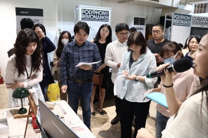 展覽現場各組導覽解說