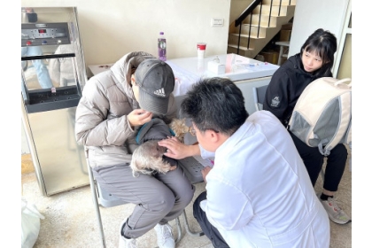 連江縣府產發處與興大獸醫院合作，30日起在動物之家進行駐診，為地區毛孩解決各式病症。（圖／文：馮紹夫）