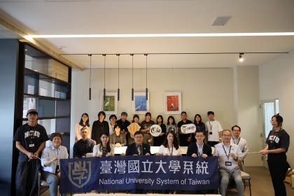 Participants of the 2026 NUST International Affairs Working Group Meeting pose for a group photo at National Chung Hsing University.