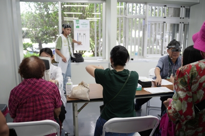 興大醫學院結合彰基與南投縣衛生局 中興新村首辦義診