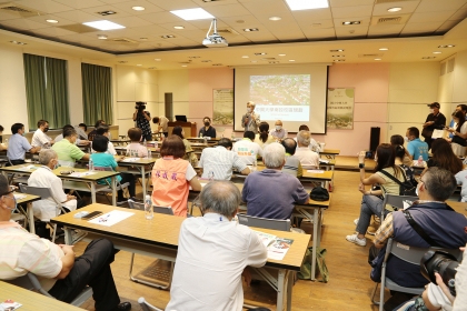 中興大學8月20日在中興新村中興會場，舉辦首場南投校區規劃說明會。