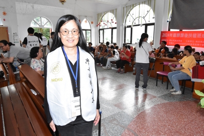 闕斌如副院長表示，謝謝彰基總院長陳穆寬與眉原部落建立關係