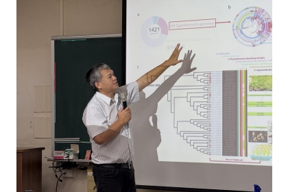 林信宏老師分享水稻研究經驗與成果