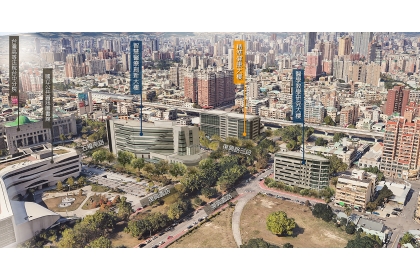 中興大學復興校區「智慧醫療園區」模擬圖。