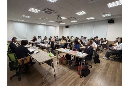 潘恩大使於國政所進行專題演講「Small States, Great Voices: Haiti’s Role in Shaping Modern World History」