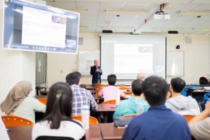 興大高教深耕厚實學院特色研究能量講座邀請美國埃默里大學Dr. Haian Fu演講