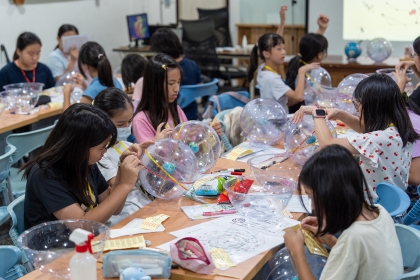 興大實驗林森林探索營 透過手作課程培養孩子專注力及手眼協調