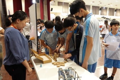 興大USR攜手向上國中　科學園遊會「橋」出學子新視野