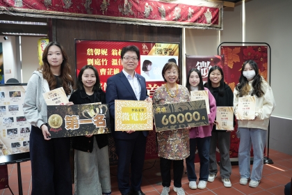 首獎作品「破鏡」由銘傳大學拍攝。