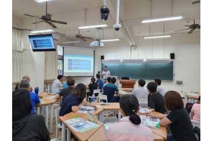 朝陽科技大學的「ESG永續能源及產品碳足跡管理師之人才培育暨認證師資研習會」頗受歡迎，2天16小時收費7600元。圖／朝陽科技大學提供