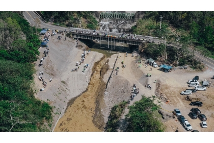 Unveiling the Mechanisms of Taiwan’s Largest Landslide Dam Breach: NCHU Conducts 1/50 Scale Model Experiment of Matai’an River Event at Huisun Forest