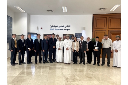 Group photo with SU faculties after the Academic Exchange Conference.