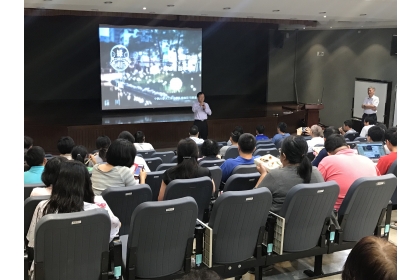 9月18日舉辦「綠川興城-園道植生綠化規劃座談會議」，廣邀師生與會。