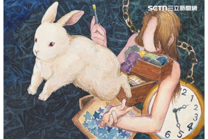 《梁個兒創作個展:白兔夢境 In Dreamland》,以細膩筆觸描繪從童年到青春期的內心世界。