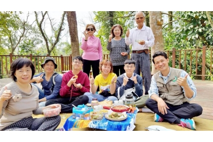 台南中興大學新化林場推出森林野餐日活動，開放3處地點供遊客野餐。（台南市新化林場提供／劉秀芬台南傳真）