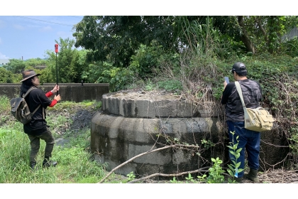 日治濁水溪鐵橋橋墩遺存踏查