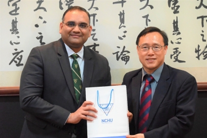 2023.10.華大國際長Dr. Vijay Ramani來訪本校，由周濟眾副校長代表接待。