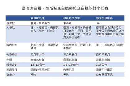 三種白蟻比較表格