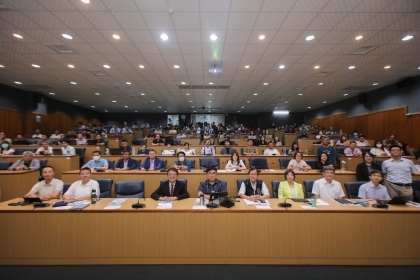 循環雙法推動說明會前進中興大學 產官學界共商資源循環新方向。(圖片來源:環境部)