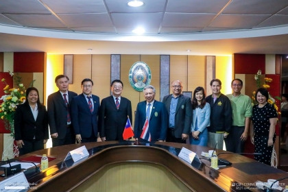 The renewal ceremony for the MOU between National Chung Hsing University and Chiang Mai Rajabhat University