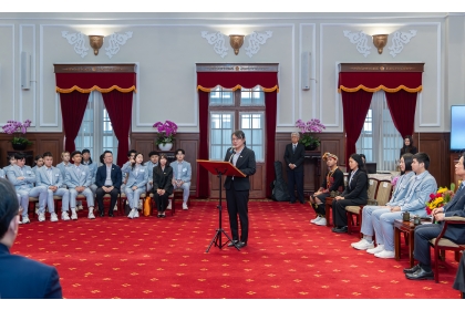 生物產業管理研究所二年級碩士生何定諭同學獲選為農業青年大使致詞代表