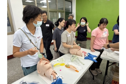 中興大學攜手美國在台協會(AIT)及全球合作暨訓練架構(GCTF)開辦反應員培訓強化校園及社區急救能量