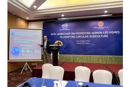 Professor Tzong-Ru Lee of NCHU Attends APEC Workshop Highlighting Women-Led Circular Agriculture and MSME Development