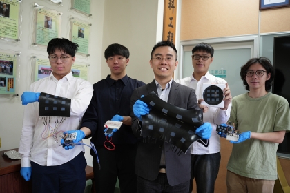 NCHU Develops Self-Powered, Freely Deformable, Untethered Touch Sensor Matrix with Potential Applications in Robotic Skin