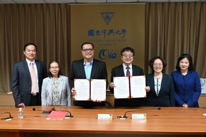 Group Photo:  From left to right: Dr. Ming-Chun Lu, Dr. Delia B. Senoro, Dr. Dodjie S. Maestrecampo, Dr. Fuh-Jyh Jan, Dr. Kai-Jung Chi, Dr. Edith Su