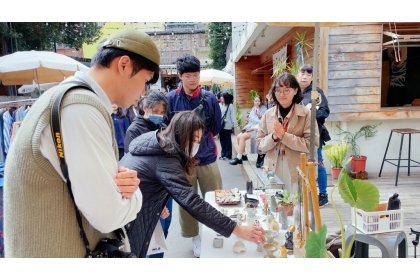 提供微型創業團隊商業驗證機會(審計新村暮暮市集)。(圖/中興大學興創基地提供)